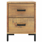vidaXL Nachttisch Braun 36x30x45 cm Massivholz Kiefer