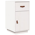 vidaXL Schreibtisch-Schrank Weiß 40x50x75 cm Massivholz Kiefer
