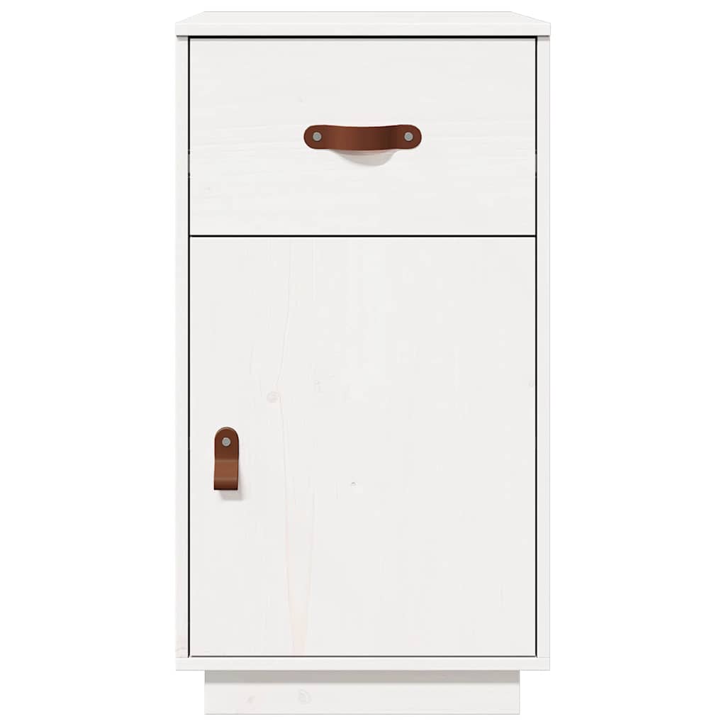 vidaXL Schreibtisch-Schrank Weiß 40x50x75 cm Massivholz Kiefer