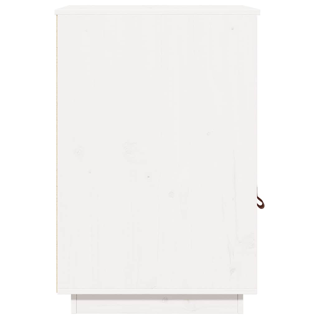 vidaXL Schreibtisch-Schrank Weiß 40x50x75 cm Massivholz Kiefer