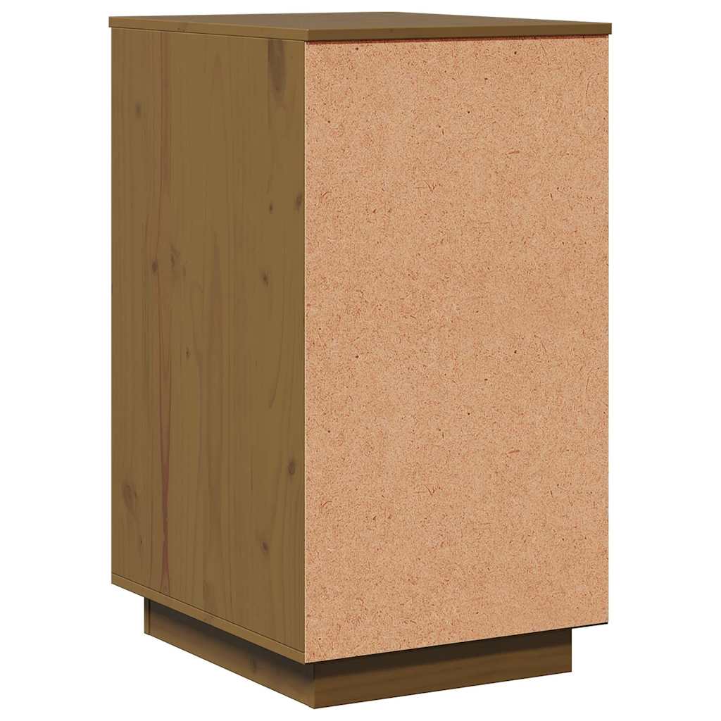 vidaXL Schreibtisch-Schrank Honigbraun 40x50x75 cm Massivholz Kiefer