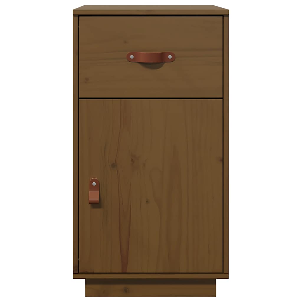 vidaXL Schreibtisch-Schrank Honigbraun 40x50x75 cm Massivholz Kiefer