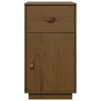 vidaXL Schreibtisch-Schrank Honigbraun 40x50x75 cm Massivholz Kiefer