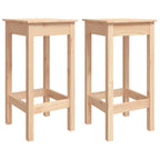 vidaXL Barstühle 2 Stk. 40x40x78 cm Massivholz Kiefer