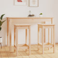 vidaXL Barstühle 2 Stk. 40x40x78 cm Massivholz Kiefer