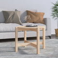 vidaXL Couchtisch Ø 62,5x45 cm Massivholz Kiefer