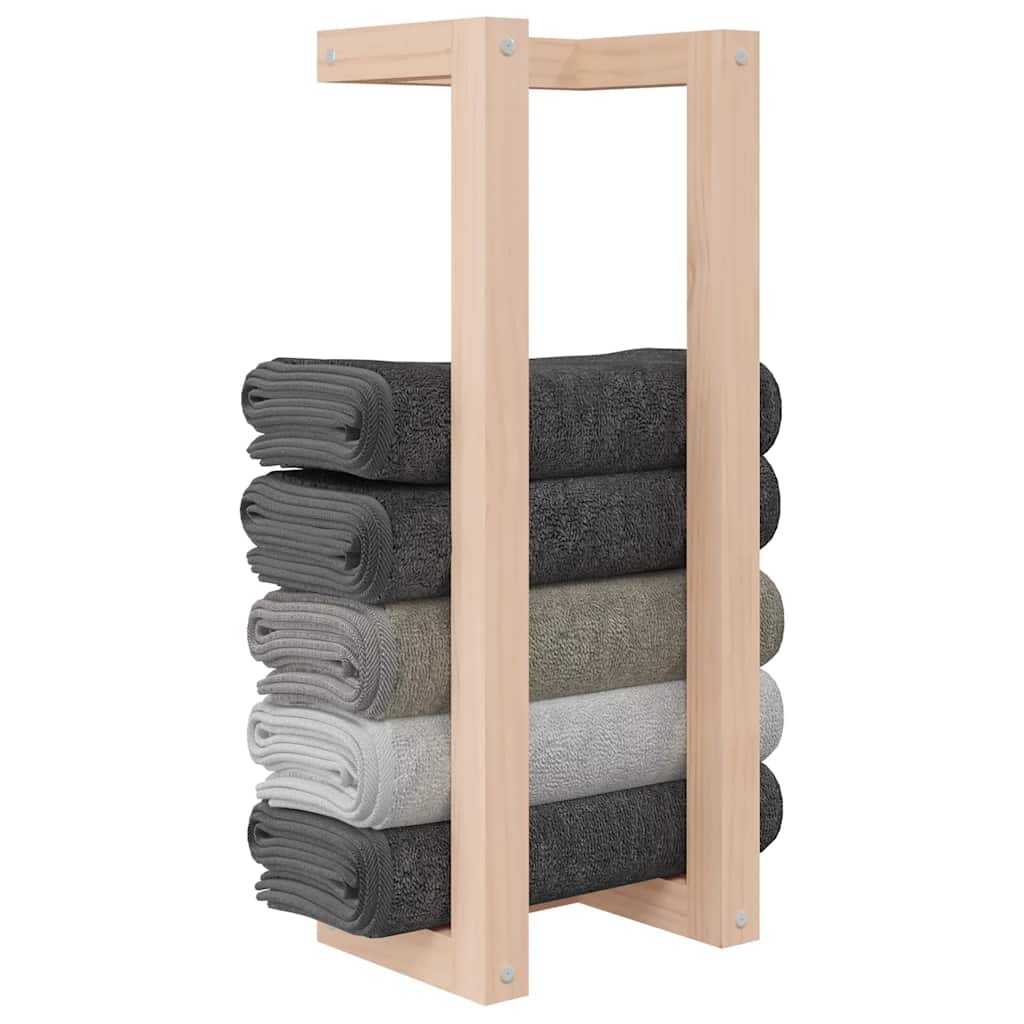 vidaXL Handtuchhalter 23x18x60 cm Massivholz Kiefer