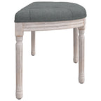vidaXL Sitzbank Dunkelgrau 110,5x45x49 cm Stoff