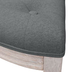 vidaXL Sitzbank Dunkelgrau 110,5x45x49 cm Stoff