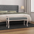 vidaXL Sitzbank Dunkelgrau 110,5x45x49 cm Stoff