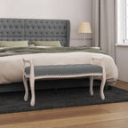 vidaXL Sitzbank Dunkelgrau 110,5x45x49 cm Stoff