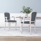 vidaXL Esszimmerstühle 2 Stk. Dunkelgrau 62x59,5x100,5 cm Samt