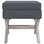 vidaXL Hocker mit Stauraum Dunkelgrau 45x45x49 cm Samt