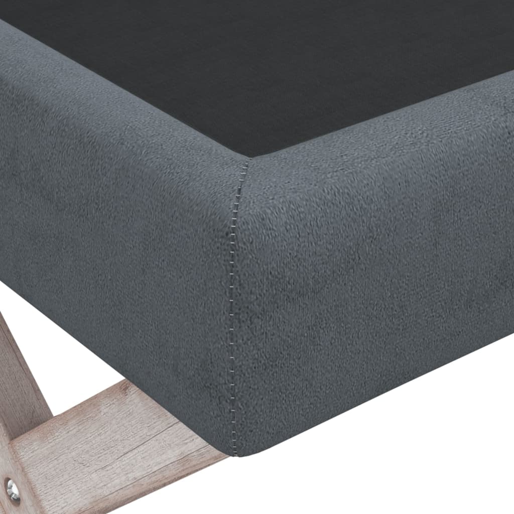 vidaXL Hocker mit Stauraum Dunkelgrau 45x45x49 cm Samt