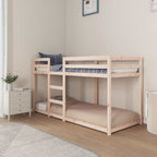 vidaXL Etagenbett 80x200 cm Massivholz Kiefer