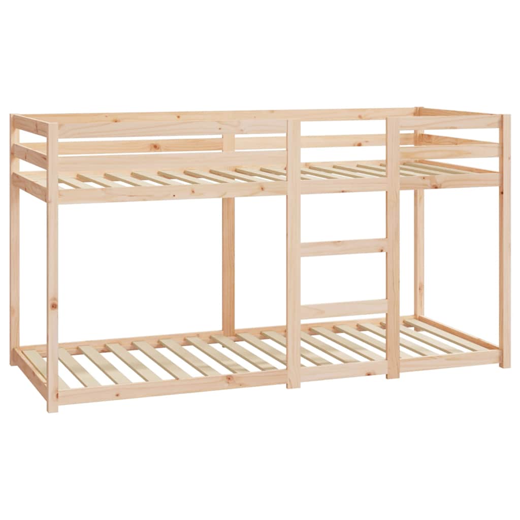 vidaXL Etagenbett 80x200 cm Massivholz Kiefer