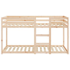 vidaXL Etagenbett 80x200 cm Massivholz Kiefer