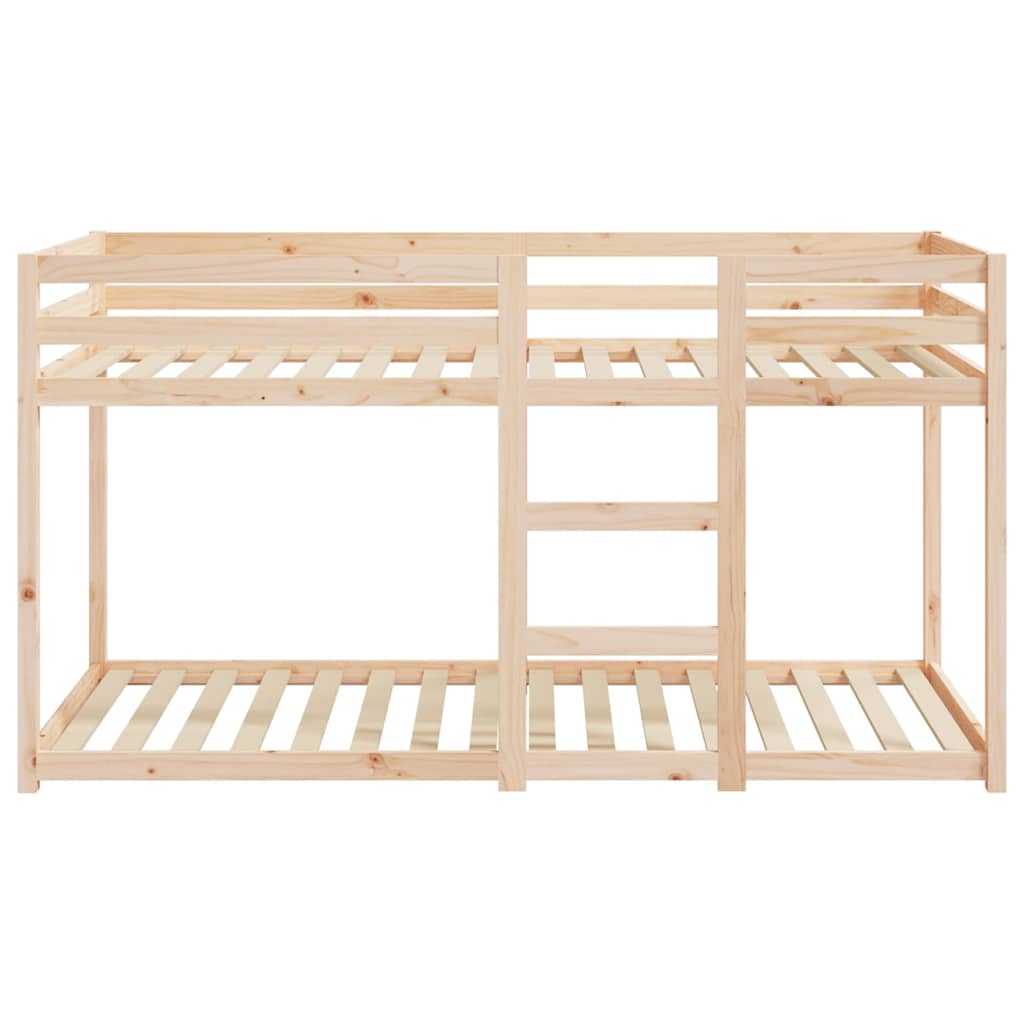 vidaXL Etagenbett 80x200 cm Massivholz Kiefer