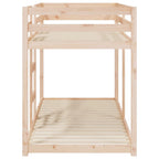 vidaXL Etagenbett 80x200 cm Massivholz Kiefer