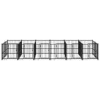 vidaXL Outdoor-Hundezwinger Stahl 11,26 m²