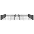 vidaXL Outdoor-Hundezwinger Stahl 52,69 m²