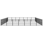 vidaXL Outdoor-Hundezwinger Stahl 59,28 m²