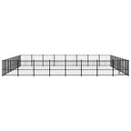 vidaXL Outdoor-Hundezwinger Stahl 60,22 m²