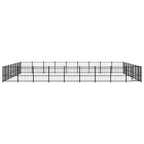 vidaXL Outdoor-Hundezwinger Stahl 67,74 m²