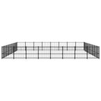 vidaXL Outdoor-Hundezwinger Stahl 67,74 m²