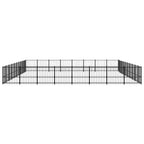 vidaXL Outdoor-Hundezwinger Stahl 75,27 m²