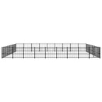 vidaXL Outdoor-Hundezwinger Stahl 76,21 m²