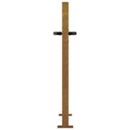 vidaXL Gartentor 100x75 cm Cortenstahl Bambus-Design