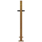 vidaXL Gartentor 100x75 cm Cortenstahl Quadratisches Design