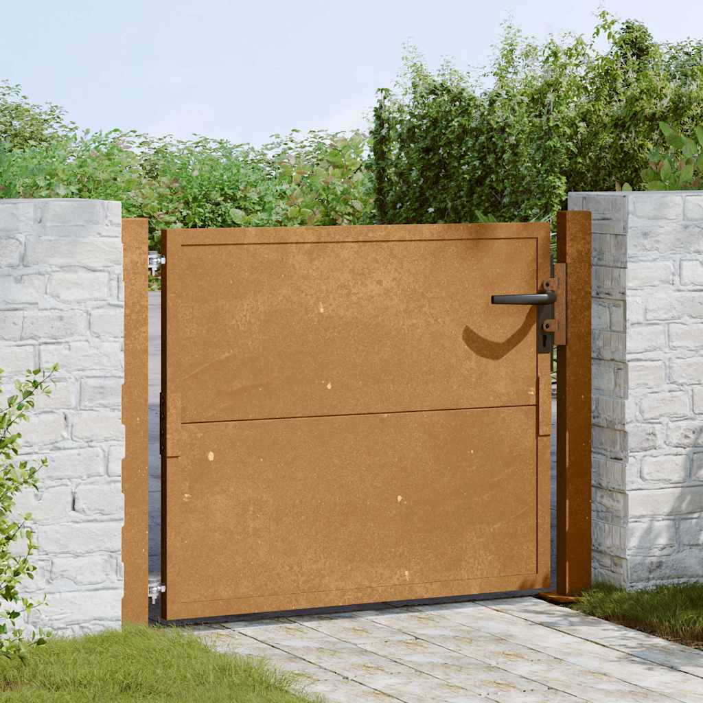 vidaXL Gartentor 100x75 cm Cortenstahl