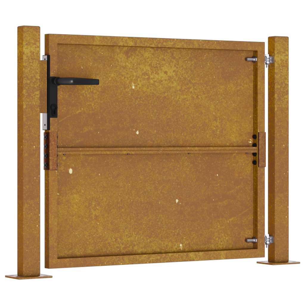 vidaXL Gartentor 100x75 cm Cortenstahl
