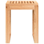 vidaXL Badhocker 40x30x46 cm Massivholz Nussbaum