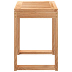 vidaXL Badhocker 40x30x46 cm Massivholz Nussbaum