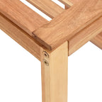 vidaXL Badhocker 40x30x46 cm Massivholz Nussbaum