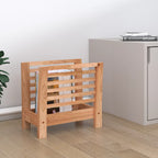 vidaXL Zeitschriftenständer 40x26,5x38,5 cm Massivholz Nussbaum
