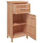 vidaXL Badschrank 42x29x82 cm Massivholz Nussbaum