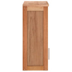 vidaXL Wand-Badschrank 42x23x60 cm Massivholz Nussbaum