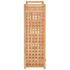 vidaXL Schuhregal mit Schublade 70x27x81 cm Massivholz Nussbaum