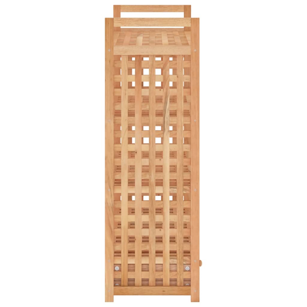 vidaXL Schuhregal mit Schublade 70x27x81 cm Massivholz Nussbaum