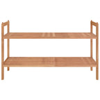 vidaXL Schuhregal 69x27x41 cm Massivholz Nussbaum