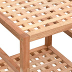 vidaXL Badregal 35,5x35,5x79 cm Massivholz Nussbaum
