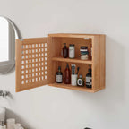 vidaXL Wandschrank 42x18x42 cm Massivholz Nussbaum