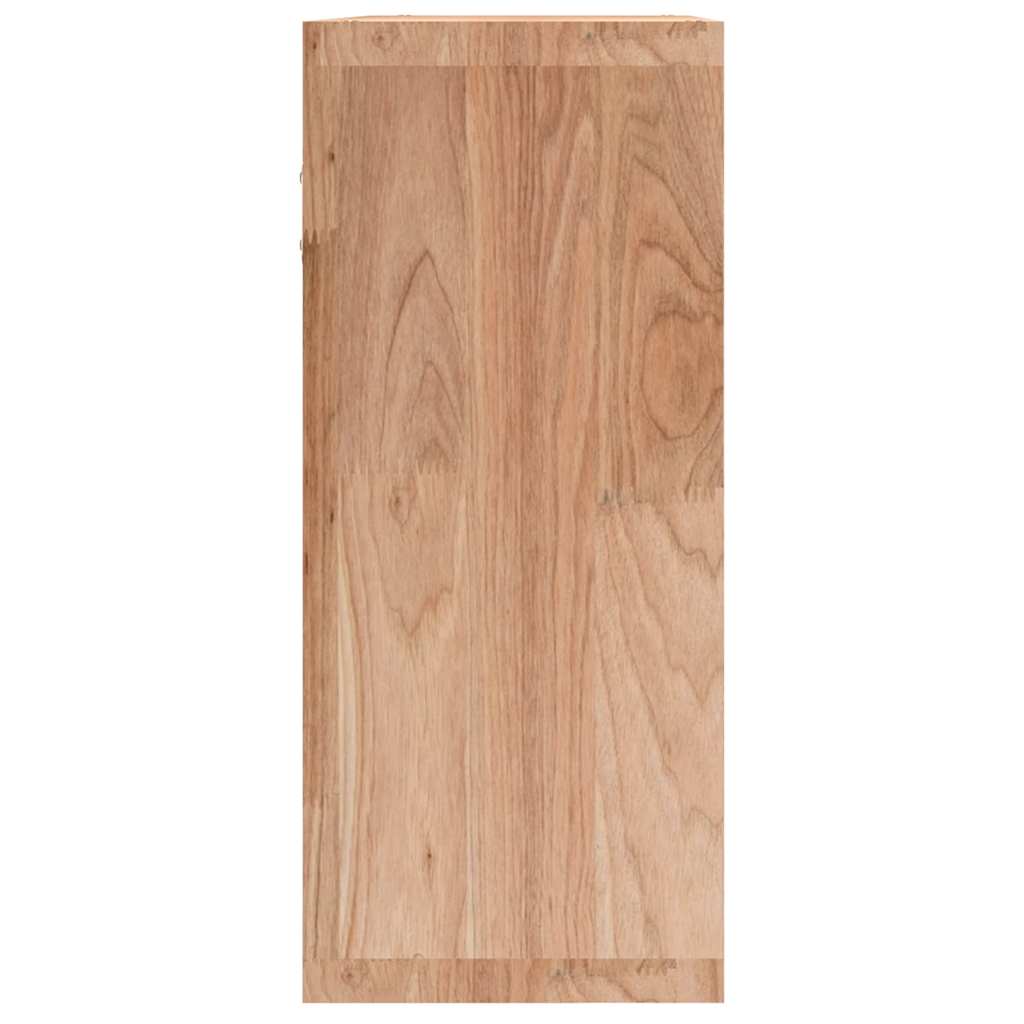 vidaXL Wandschrank 42x18x42 cm Massivholz Nussbaum