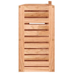 vidaXL Spiegelschrank 80x17x34 cm Massivholz Nussbaum