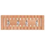 vidaXL Hakenleiste 42x8,5x14 cm Massivholz Nussbaum