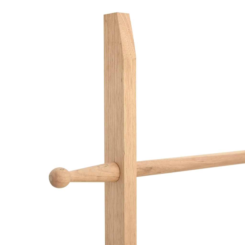 vidaXL Handtuchleiter 170 cm Massivholz Nussbaum